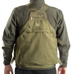 Trisacca RA verde con inserti arancio RA Trisacca RA verde con inserti arancio RA