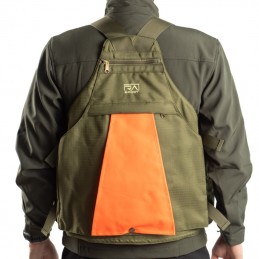 Trisacca RA verde con inserti arancio RA Trisacca RA verde con inserti arancio RA