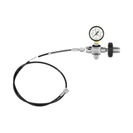 KIT DIN E FRUSTA CON MANOMETRO PER CARABINE PCP