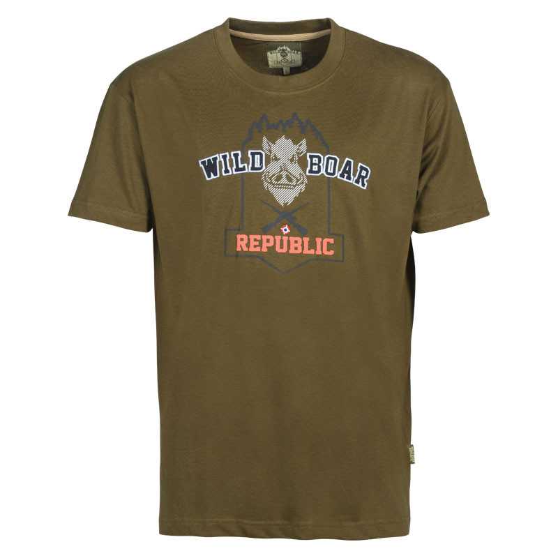 Maglietta T Shirt Percussion Wild Boar Repubblic 2