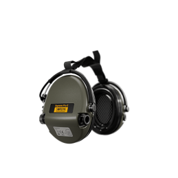 Cuffia amplificata antirumore MSA Sordin Supreme Pro X Green