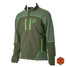 Giacca Capone Caccia Softshell Cervo Verde Fluo