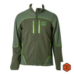 Giacca Capone Caccia Softshell Cervo Verde Fluo Giacca Capone Caccia Softshell Cervo Verde Fluo