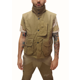 Gilet Quinta Regina Woodcock in cotone cerato antispine