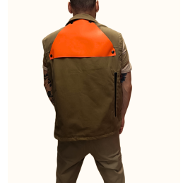 Gilet Quinta Regina Woodcock in cotone cerato antispine