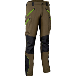 Pantaloni Cofra Velten verde fluo