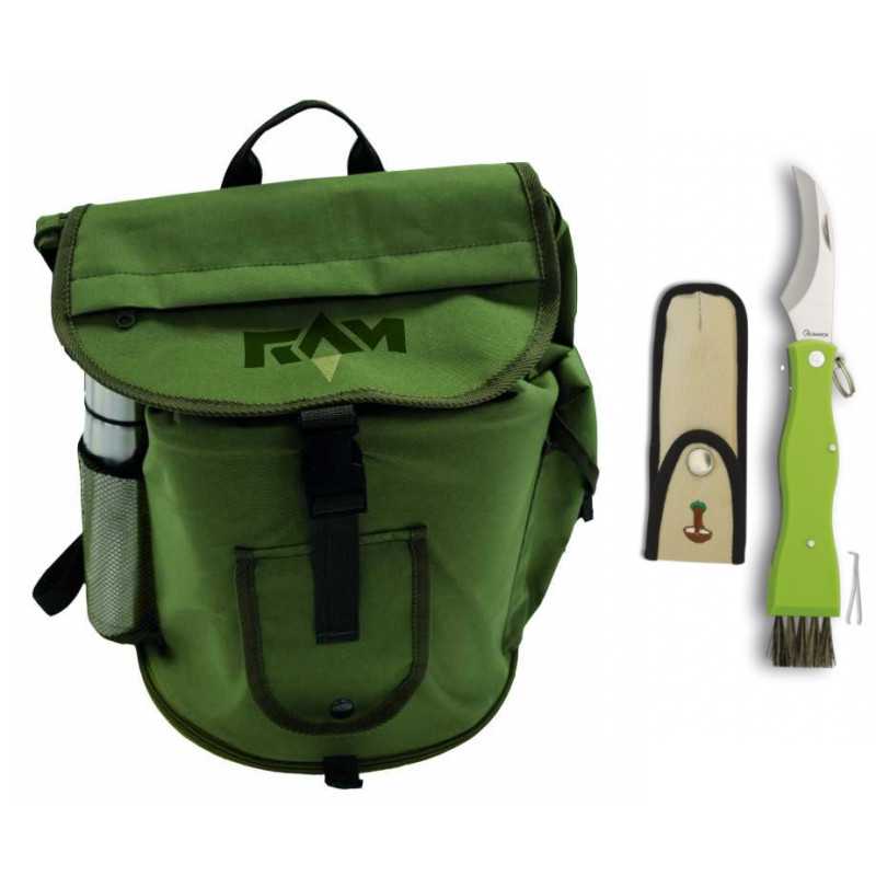 KIT ZAINO FUNGHI RAM + Coltello