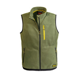 Gilet in Pile Kapriol verde