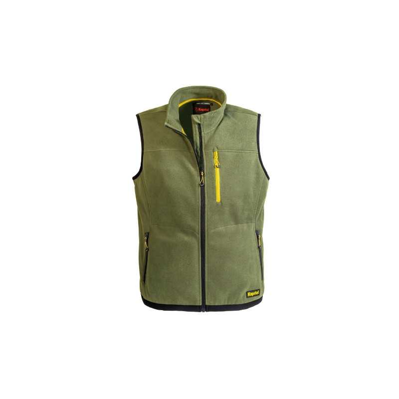 Gilet in Pile Kapriol verde Gilet in Pile Kapriol verde