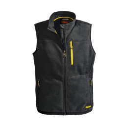 Gilet in Pile Kapriol nero