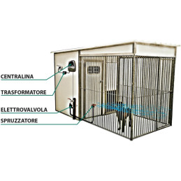 Anti abbaio ad acqua per canili - Sentinelle batteria