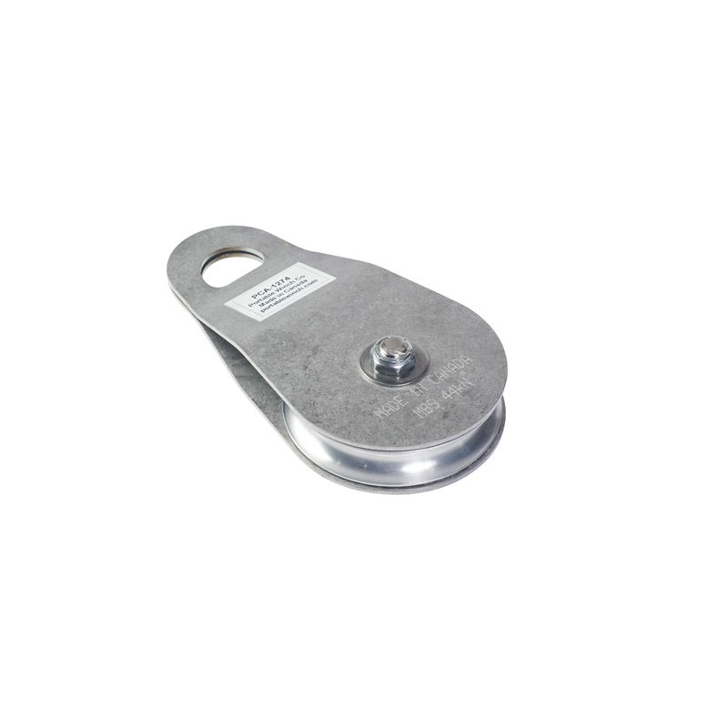 Carrucola con flange rotanti in inox Carrucola con flange rotanti in inox