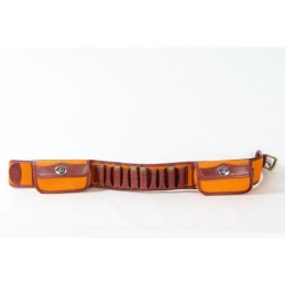 Cartuccera fucile in cordura alta visibilità con tasche