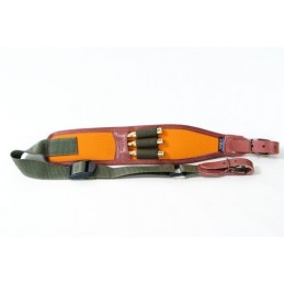 Cinghia carabina cordura arancione 3 celle Buffetteria Spadoni