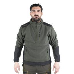 Pile Vient Mezza Zip Con Rinforzo