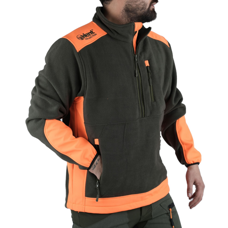 Pile Vient Mezza Zip Con Rinforzo VA