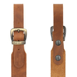 Cinghia Radar in pelle con antiscivolo