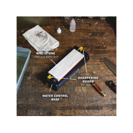 Work Sharp AFFILATORE MANUALE WHETSTONE KNIFE SHARPENER WSBCHWHT