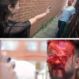 Spray antiaggressione Criminal Identifier in gel rosso – 20 ml