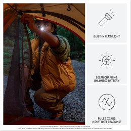 Orologio Garmin Instinct® 3 – 50 mm, Solar Sunburst