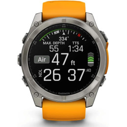 Orologio Garmin fēnix® 8 - 47 mm, AMOLED Black Titanium