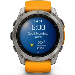 Orologio Garmin fēnix® 8 - 47 mm, AMOLED Black Titanium