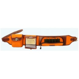 Cartuccera carabina in cordura orange 3 tasche Buffetteria