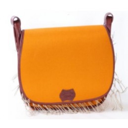 Borsa carniere in cordura orange con rete Buffetteria Spadoni