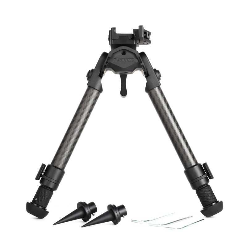 Bipiede REGOLABILE 8-11" IN CARBONIO Bipiede REGOLABILE 8-11" IN CARBONIO