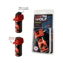 Spray al peperoncino CONTRA-WOLF per la difesa contro i lupi Spray al peperoncino CONTRA-WOLF per la difesa contro i lupi