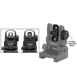 AR15 - Tacca di mira posteriore Flip Up - Picatinny AR15 - Tacca di mira posteriore Flip Up - Picatinny