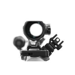 AR15 - Tacca di mira posteriore Flip Up inclinata di 45° -