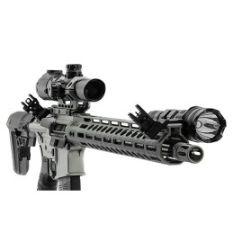 AR15 - Tacca di mira posteriore Flip Up inclinata di 45° -