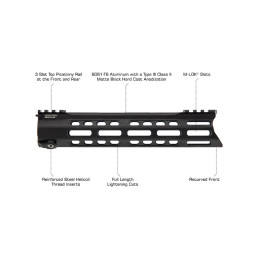 AR15 - Guardamano Forerunner da 10" Free Float M-Lok AR15 - Guardamano Forerunner da 10" Free Float M-Lok