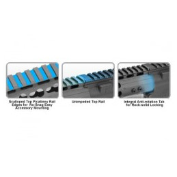 AR15 - Guardamano da 7" Free Float Super Slim KeyMod