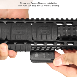Cover per rail weaver