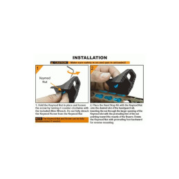 AR15 - AK47 - SUPER SLIM KEYMOD HAND STOP NERO AR15 - AK47 - SUPER SLIM KEYMOD HAND STOP NERO