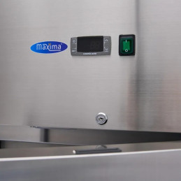 Frigorifero MAXIMA 600L - 3 Ripiani Regolabili - Inox