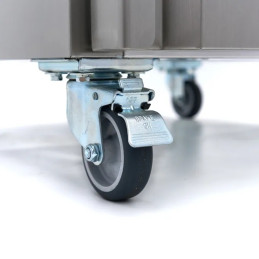 Frigorifero MAXIMA 600L - 3 Ripiani Regolabili - Inox