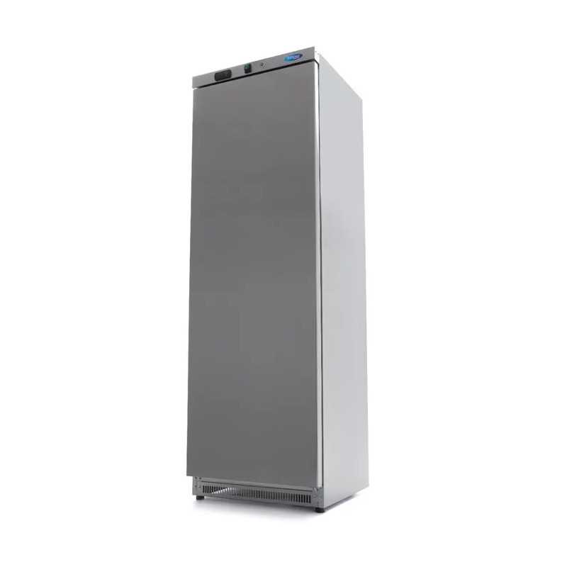 Congelatore verticale MAXIMA 600L - 6 Ripiani fissi - Inox