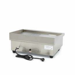 Piastra elettrica Maxima - Liscio e scanalato - 55 cm Piastra elettrica Maxima - Liscio e scanalato - 55 cm