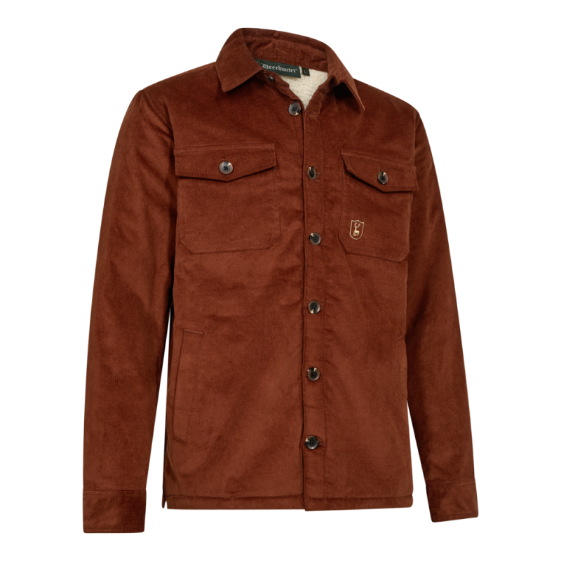 Giacca Deerhunter SHERPA Lined Corduroy Jacket - Rustleaf