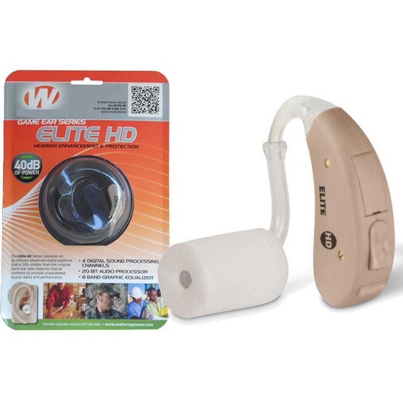 Amplificatore auricolare di suoni Walker's Elite HD + 40 dB