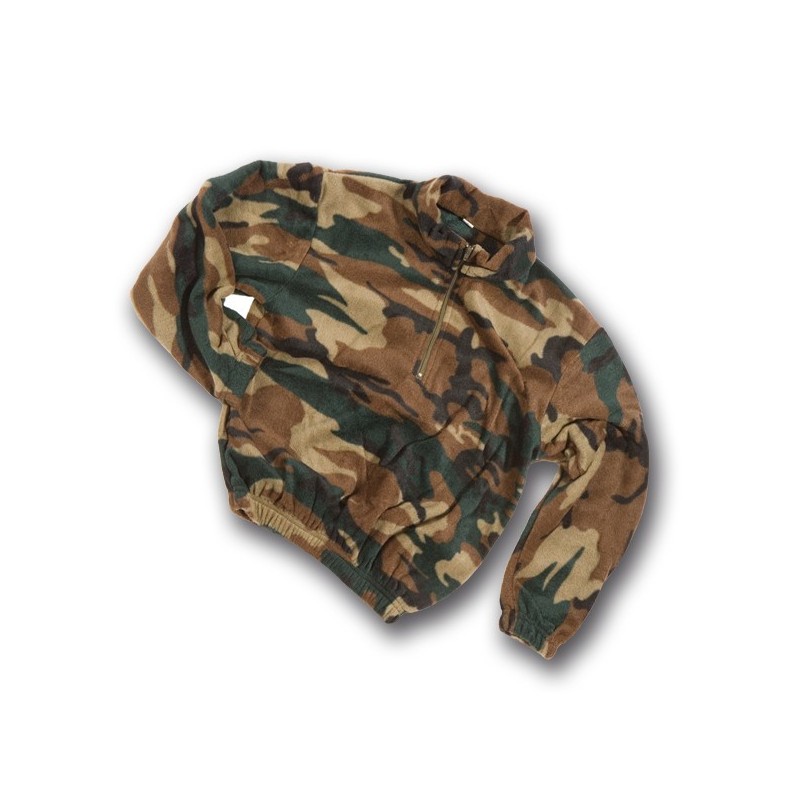 Felpa Patton da bambino in pile 1/2 zip