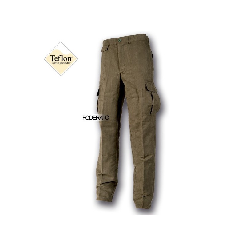 Pantaloni Patton foderati teflonati verdi Pantaloni Patton foderati teflonati verdi
