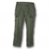 Pantalone Patton in cotone sfoderato verde 