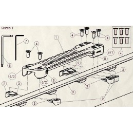 Base weaver su bindella 6 - 14 mm. Base weaver su bindella 6 - 14 mm.
