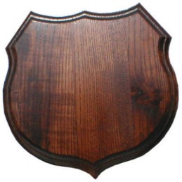 Scudetto per cinghiale scuro medio