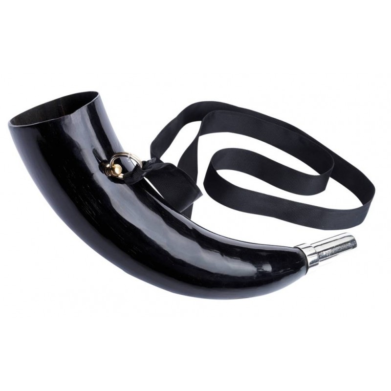 Tromba da caccia in corno di bufalo