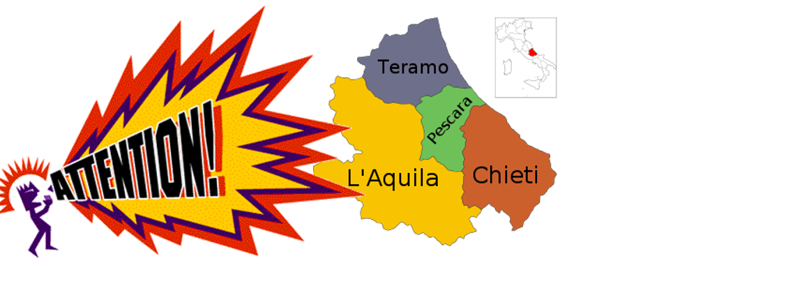 Abruzzo: brutte notizie